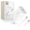 Tech-Protect NC20W PD20W USB-C wall charger with USB-C cable - white - Cables & Adapters - Cables & Accessories - Techbox