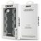 DKNY Leather Checkered Mono Pattern MagSafe iPhone 16e Case - Black - Apple Cases - Cases - Techbox