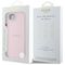 Guess Grained Ring MagSafe iPhone 16e Case - Pink | Techbox