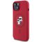 Karl Lagerfeld Silicone Karl&amp;Choupette Heads Ring MagSafe iPhone 15 Case - Red - Uncategorized Cases (2) - Cases - Techbox
