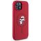 Karl Lagerfeld Silicone Karl&amp;Choupette Heads Ring MagSafe iPhone 15 Case - Red - Uncategorized Cases (2) - Cases - Techbox