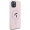 Karl Lagerfeld Silicone Karl&amp;Choupette MagSafe iPhone 15 Case - Pink | Techbox