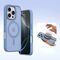 Dux Ducis Lawa Leather Case for iPhone 16 Pro Max with Detachable Magnetic Wallet - Blue - Apple Cases - Cases - Techbox