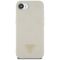 Guess Grained Hot Stamp Peony Triangle Logo MagSafe case for iPhone 16e - beige | Techbox