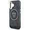 Guess IML Metal Glitter 4G Circle Triangle MagSafe Case for iPhone 16 - Black - Apple Cases - Cases - Techbox