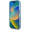 Guess IML Metal Glitter 4G Circle Triangle MagSafe Case for iPhone 16 - Blue | Techbox