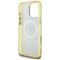 Guess IML Metal Glitter 4G Circle Triangle MagSafe Case for iPhone 16 Pro - Brown - Apple Cases - Cases - Techbox