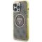 Guess IML Metal Glitter 4G Circle Triangle MagSafe Case for iPhone 16 Pro Max - Brown | Techbox