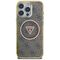 Guess IML Metal Glitter 4G Circle Triangle MagSafe Case for iPhone 16 Pro Max - Brown | Techbox