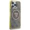 Guess IML Metal Glitter 4G Circle Triangle MagSafe Case for iPhone 16 Pro Max - Brown | Techbox