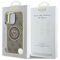 Guess IML Metal Glitter 4G Circle Triangle MagSafe Case for iPhone 16 Pro Max - Brown | Techbox