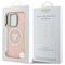 Guess IML Metal Glitter 4G Circle Triangle MagSafe Case for iPhone 16 Pro - Pink - Apple Cases - Cases - Techbox