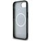 Guess IML Metal Glitter 4G Circle Triangle MagSafe Case for iPhone 16e - Black | Techbox