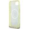 Guess IML Metal Glitter 4G Circle Triangle MagSafe case for iPhone 16e - brown | Techbox