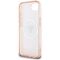 Guess IML Metal Glitter 4G Circle Triangle MagSafe case for iPhone 16e - pink | Techbox