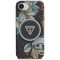 Guess IML Metal Glitter Flowers Triangle MagSafe case for iPhone 16e - black | Techbox