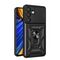 Hybrid Armor Camshield Case with Stand and Camera Cover for Infinix Note 50 Pro 4G - Black | Techbox
