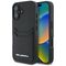 Karl Lagerfeld HC Grained PU Cardslot Metal Elong iPhone 16 Case - Black | Techbox
