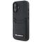 Karl Lagerfeld HC Grained PU Cardslot Metal Elong iPhone 16 Case - Black | Techbox