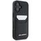 Karl Lagerfeld HC Grained PU Cardslot Metal Elong iPhone 16 Case - Black | Techbox