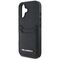 Karl Lagerfeld HC Grained PU Cardslot Metal Elong iPhone 16 Case - Black | Techbox