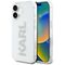 Karl Lagerfeld IML Rhinestones Logo iPhone 16 Case - Transparent | Techbox