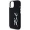 Karl Lagerfeld Silicone Metal Script Logo iPhone 15 Case - Black - Uncategorized Cases (2) - Cases - Techbox