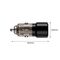 CC03 2-port PD75W car charger - black