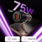CC03 2-port PD75W car charger - black