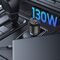 CC04 3-port PD130W car charger - black