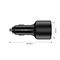 CC04 3-port PD175W car charger - black