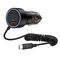 CC05 Car Charger 2-Port PD60 W + USB-C Cable - Black | Techbox