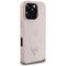 Guess Grained Hot Stamp Peony Triangle Logo MagSafe iPhone 16 Pro Case - Pink | Techbox