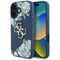 Guess Grained Roses Big 4G logo case for iPhone 16 - blue | Techbox