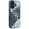 Guess Grained Roses Big 4G logo case for iPhone 16 - blue | Techbox