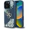 Guess Grained Roses Big 4G logo case for iPhone 16 Pro Max - blue | Techbox