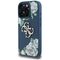 Guess Grained Roses Big 4G logo case for iPhone 16 Pro Max - blue | Techbox
