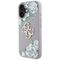 Guess Grained Roses Big 4G Logo iPhone 16 Case - Purple | Techbox