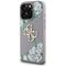 Guess Grained Roses Big 4G Logo iPhone 16 Pro Case - Purple | Techbox