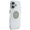 Guess IML Metal Colored Circle Classic Logo MagSafe case for iPhone 16 - gray | Techbox