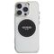 Guess IML Metal Colored Circle Classic Logo MagSafe case for iPhone 16 Pro - black | Techbox