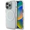 Guess IML Metal Colored Circle Classic Logo MagSafe case for iPhone 16 Pro - white | Techbox