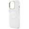 Guess IML Metal Colored Circle Classic Logo MagSafe case for iPhone 16 Pro - white | Techbox