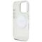 Guess IML Metal Colored Circle Classic Logo MagSafe case for iPhone 16 Pro - white | Techbox