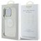 Guess IML Metal Colored Circle Classic Logo MagSafe case for iPhone 16 Pro - white | Techbox