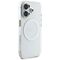 Guess IML Metal Colored Circle Classic Logo MagSafe case for iPhone 16 - white | Techbox