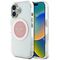 Guess IML Metal Colored Circle Classic Logo MagSafe iPhone 16 Case - Pink - Apple Cases - Cases - Techbox