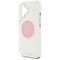 Guess IML Metal Colored Circle Classic Logo MagSafe iPhone 16 Case - Pink - Apple Cases - Cases - Techbox