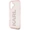 Karl Lagerfeld IML Rhinestones Logo iPhone 16 Case - Pink | Techbox
