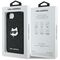 Karl Lagerfeld Monogram Choupette Head Pin iPhone 16e Case - Black | Techbox